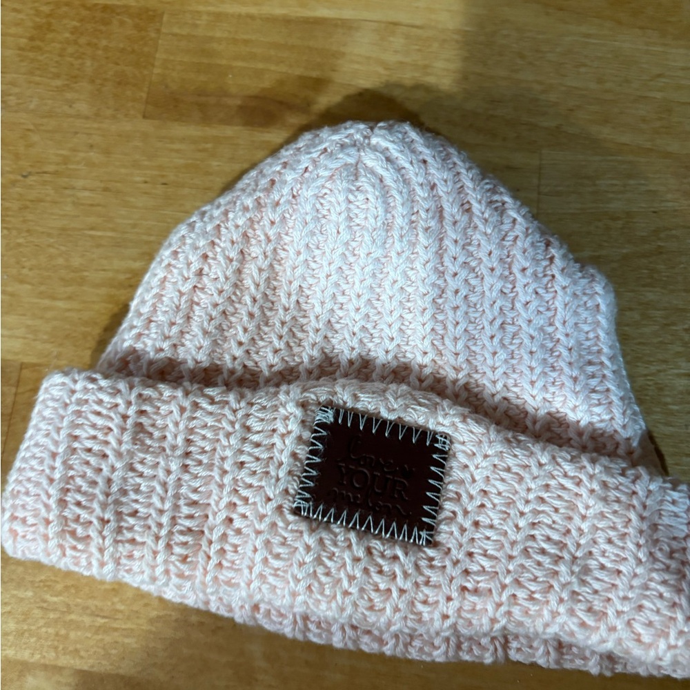 Love Your Melon Pink Knit Beanie - 0-6 months